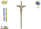 56.7*15.8cm Katholiek Zinkkruis voor van het de Decoratied045 zamak kruisbeeld van de metaaldoodskist Europees de stijl antiek brons