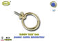 zamak ring met schroef voor van het de kleurenmetaal van de doodskistdecoratie D025 de gouden schroef dia.4cm