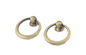 zamak ring met schroef voor van het de kleurenmetaal van de doodskistdecoratie D025 de gouden schroef dia.4cm